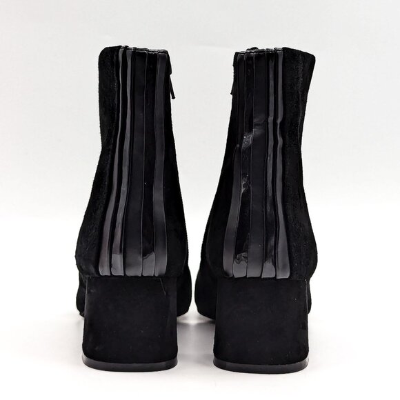 Jeffrey Campbell Women Katlyn Black Suede Leather Retro Vintage 90s Boots size 7 - Picture 5 of 12